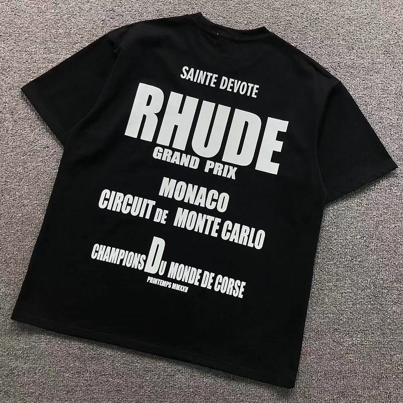 RHUDE T-SHIRT 3204231321（im 170cm 60kg i wear size XL in the phot）