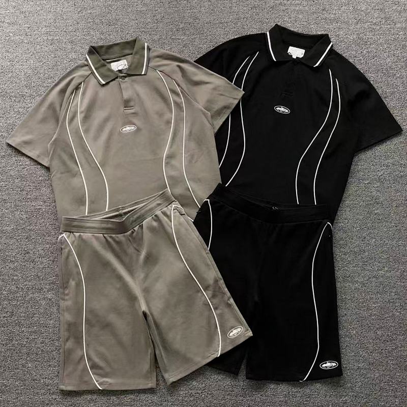 TOP SHORTS CORTEIZ POLO SHORTS 1111240234（im 170cm 60kg i wear size S in the phot）
