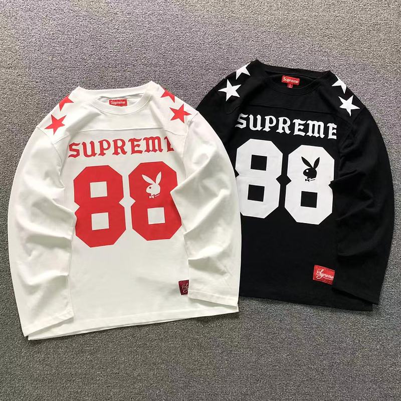 SUPREME LONG SLEEVED 1251806119（im 170cm 60kg i wear size M in the phot）