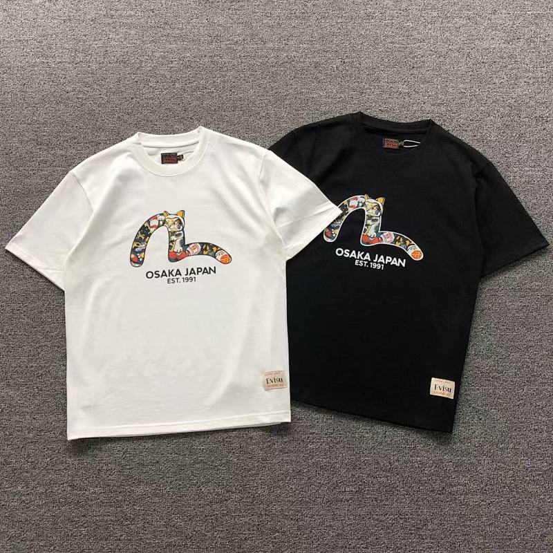 EVISU T-SHIRT 572545134（im 170cm 60kg i wear size S in the phot）