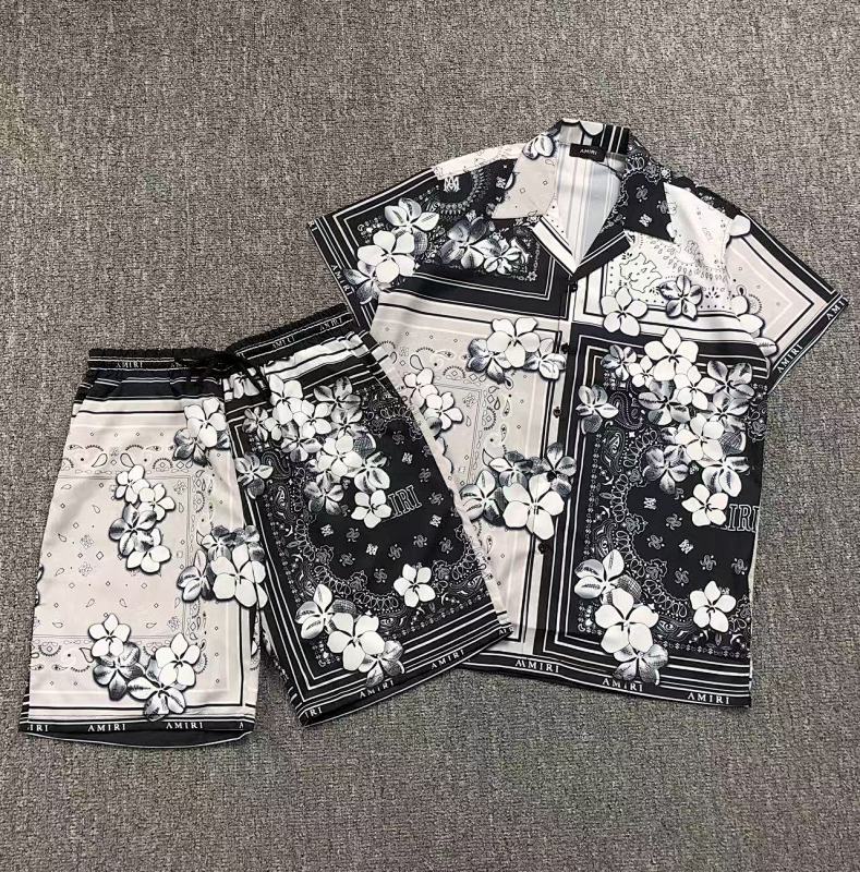 TOP SHORTS AMIRI SHIRT SHORTS 111201039（im 170cm 55kg i wear size L in the phot）
