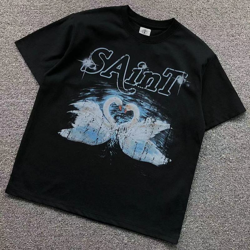 SAINT MICHAEL T-SHIRT 41371271（im 170cm 55kg i wear size M in the phot）
