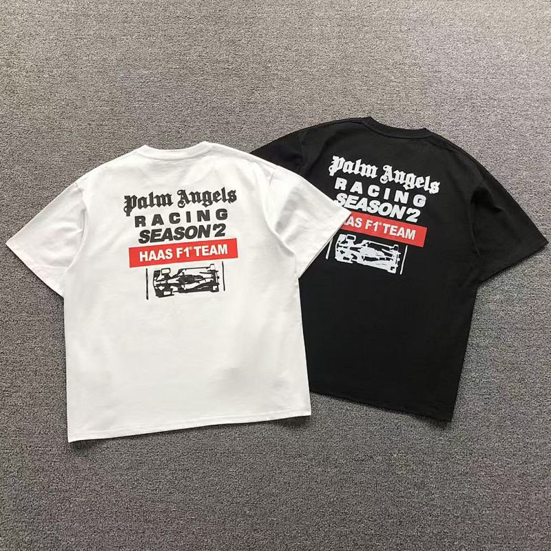 PALM ANGELS T-SHIRT 41070103121（im 170cm 60kg i wear size M in the phot）