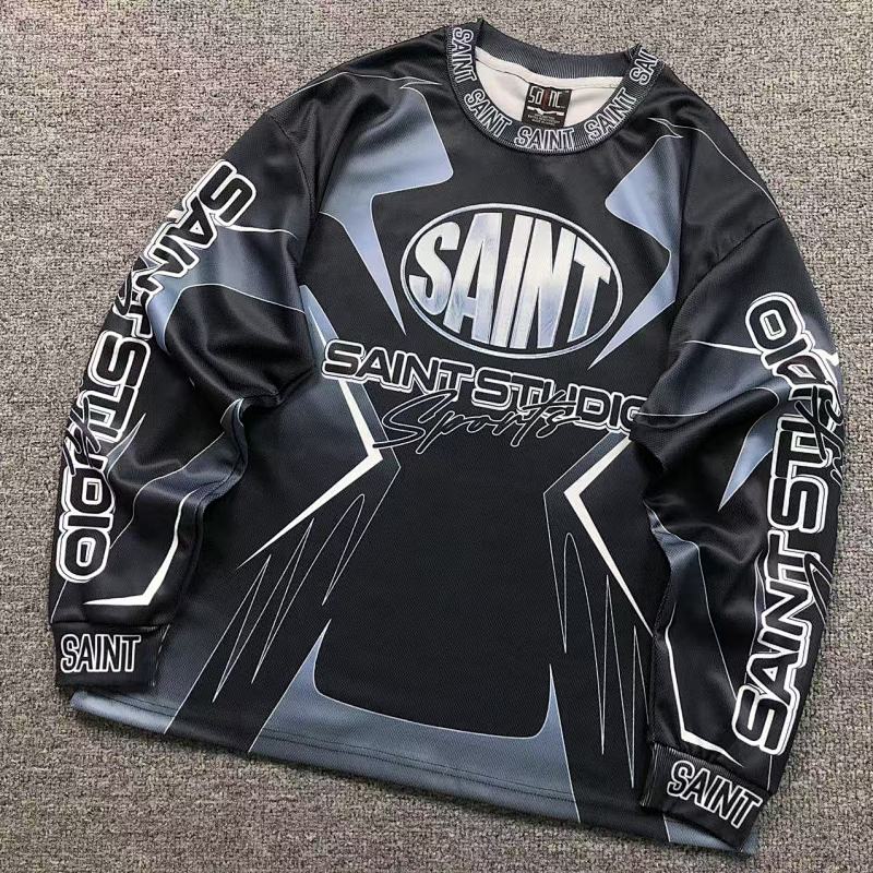SAINT MICHAEL LONG SLEEVED 59040771（im 170cm 60kg i wear size M in the phot）