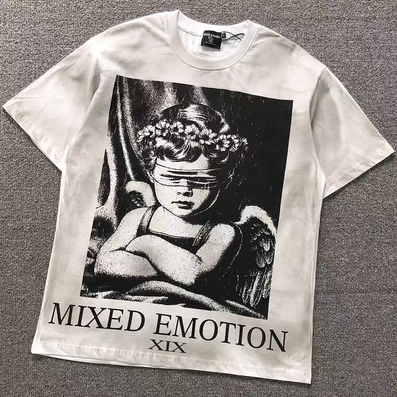 MIXED EMOTION T-SHIRT 3204154217（im 170cm 60kg i wear size S in the phot）