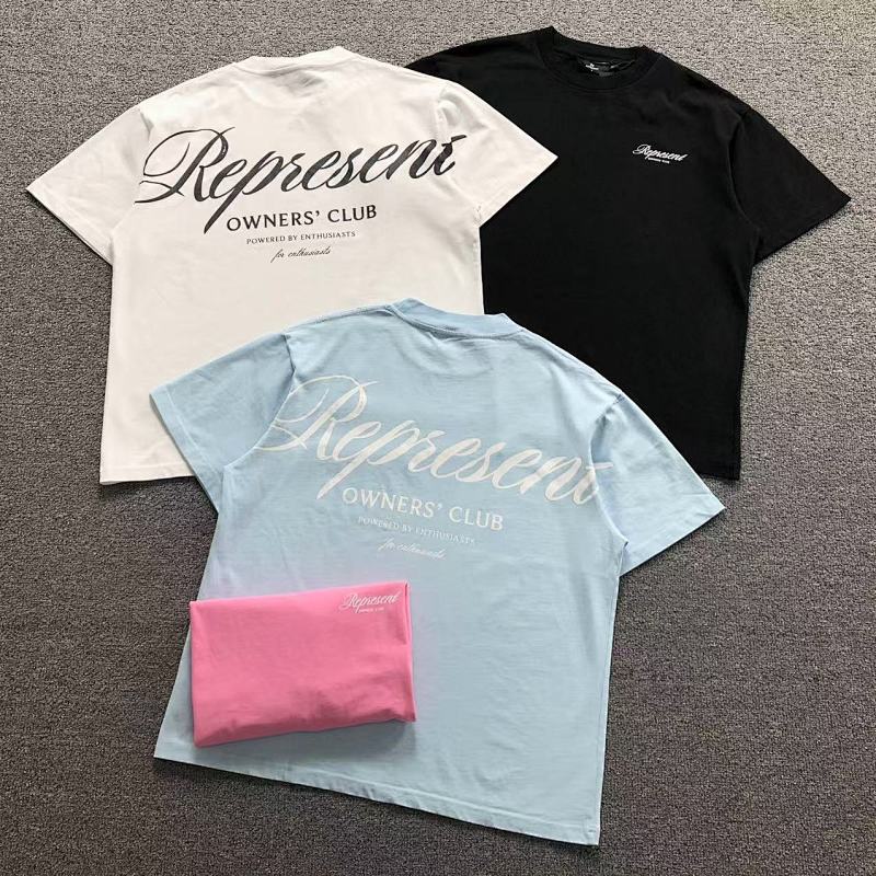 REPRESENT T-SHIRT 22040662125（im 170cm 60kg i wear size M in the phot）
