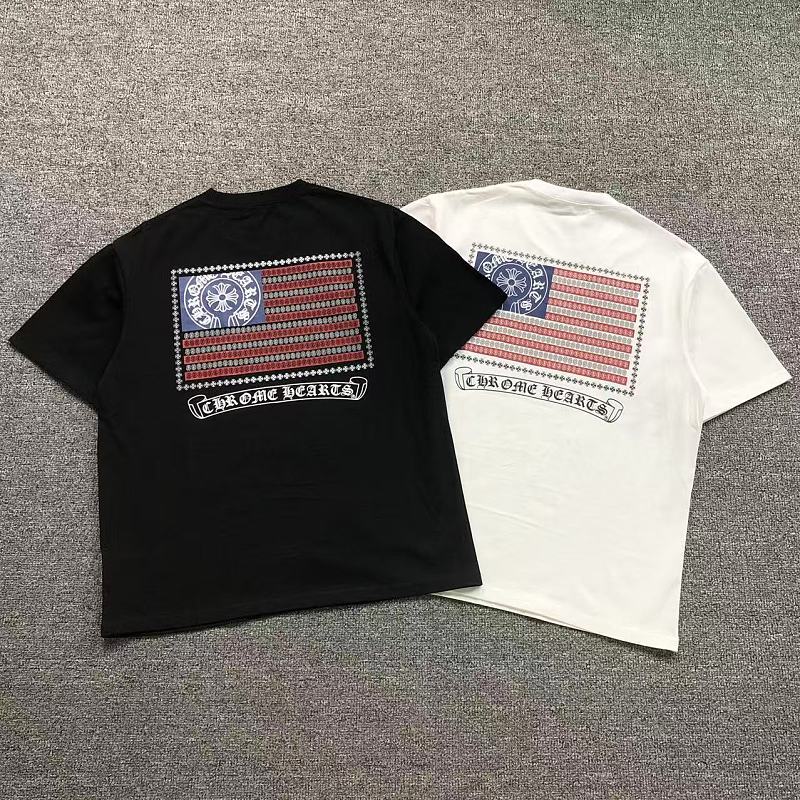 CHROME HEARTS T-SHIRT 5261302147（im 170cm 60kg i wear size M in the phot）