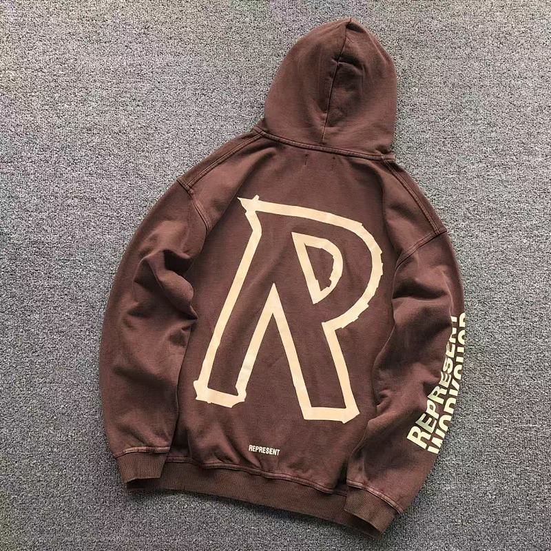 REPRESENT HOODIE 510035591（im 170cm 60kg i wear size S in the phot）