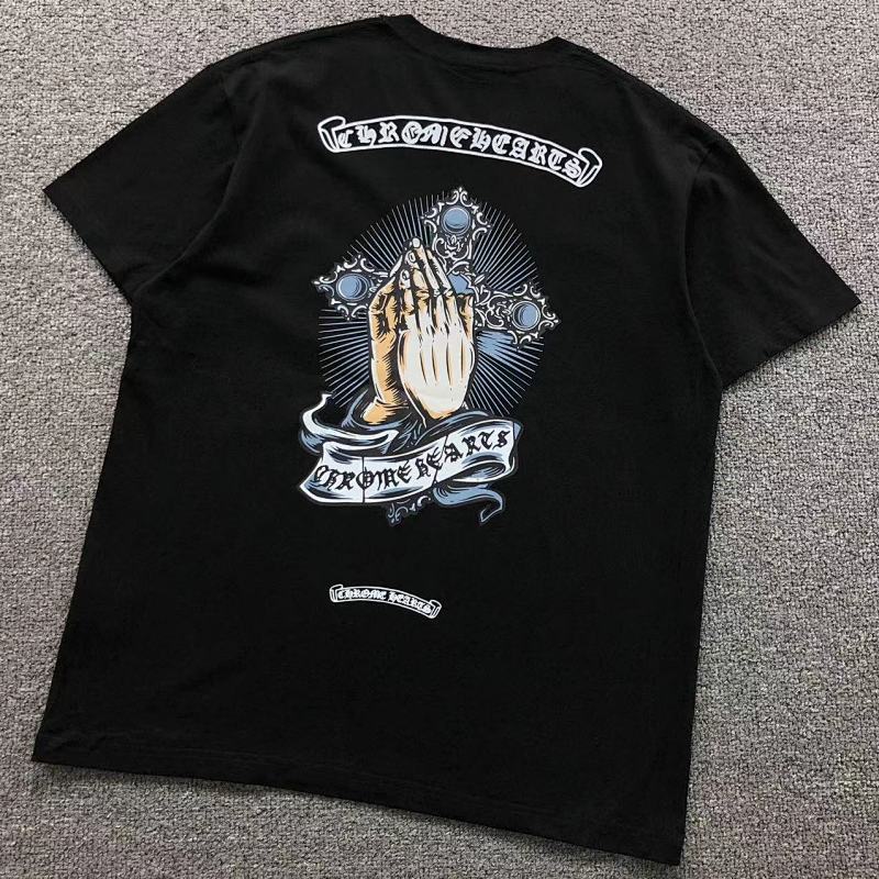 CHROME HEARTS T-SHIRT 4120602144（im 170cm 60kg i wear size M in the phot）