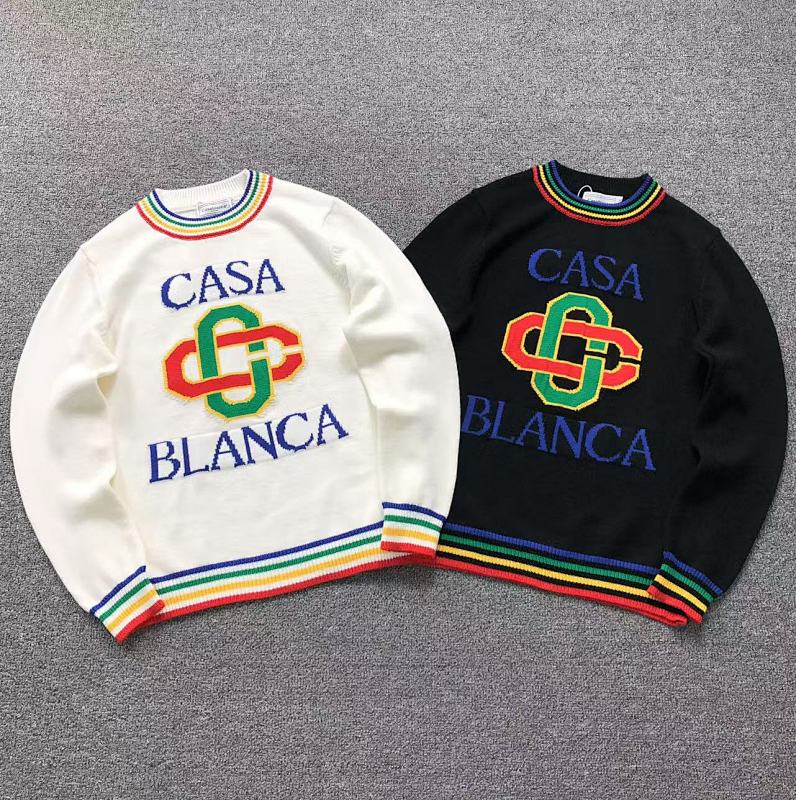 CASABLANCA SWEATER 212061648（im 170cm 57kg i wear size L in the phot）