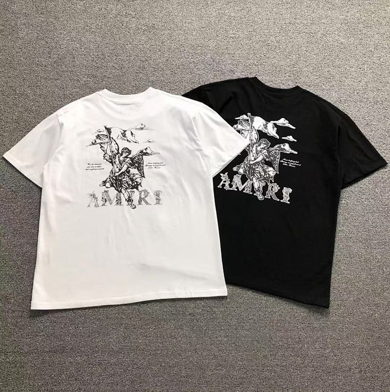 AMIRI T-SHIRT 512181386（im 170cm 60kg i wear size M in the phot）