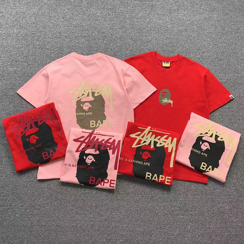 BAPE STUSSY T-SHIRT 1102101142（im 170cm 57kg i wear size S in the phot）