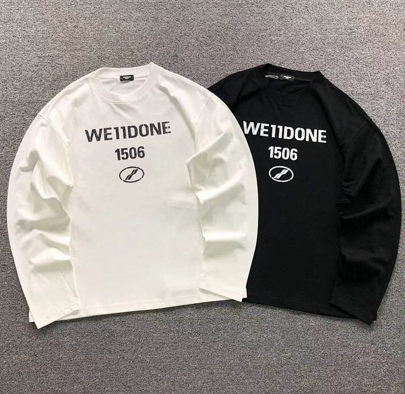WE11DONE LONG SLEEVED 3108192317（im 170cm 60kg i wear size S in the phot）