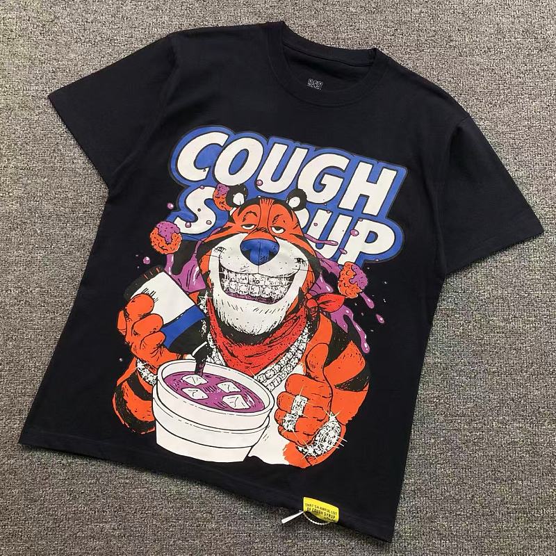 COUGH SYRUP T-SHIRT 4206291672（im 170cm 60kg i wear size M in the phot）