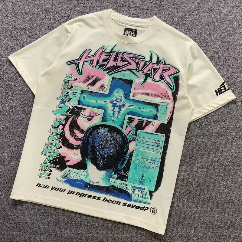 HELLSTAR T-SHIRT 12173071（im 170cm 60kg i wear size M in the phot）
