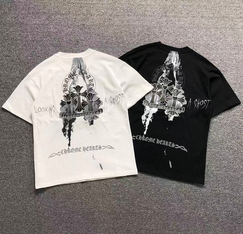 CHROME HEARTS T-SHIRT 42061214144（im 170cm 60kg i wear size M in the phot）
