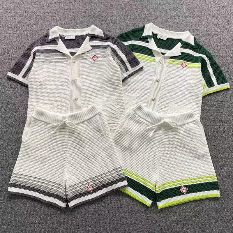 CASABLANCA T-SHIRT SHORTS 213174548（im 170cm 60kg i wear size L in the phot）