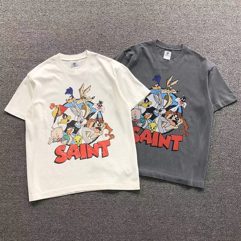SAINT MICHAEL T-SHIRT 124171571（im 170cm 65kg i wear size S in the phot）