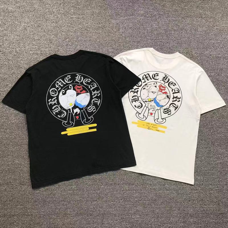 CHROME HEARTS T-SHIRT 4206220702（im 170cm 60kg i wear size M in the phot）