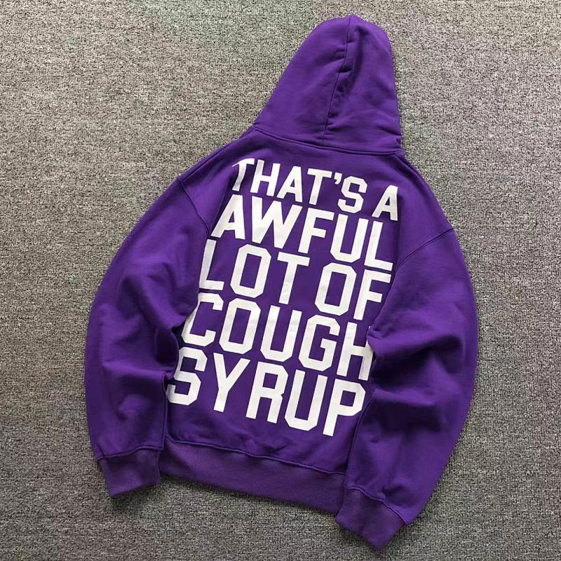 COUGH SYRUP HOODIE 3111221172（im 170cm 60kg i wear size M in the phot）