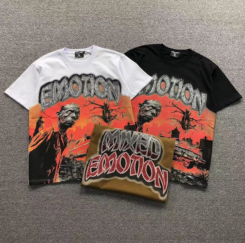 MIXED EMOTION T-SHIRT 5211013168（im 170cm 60kg i wear size S in the phot）