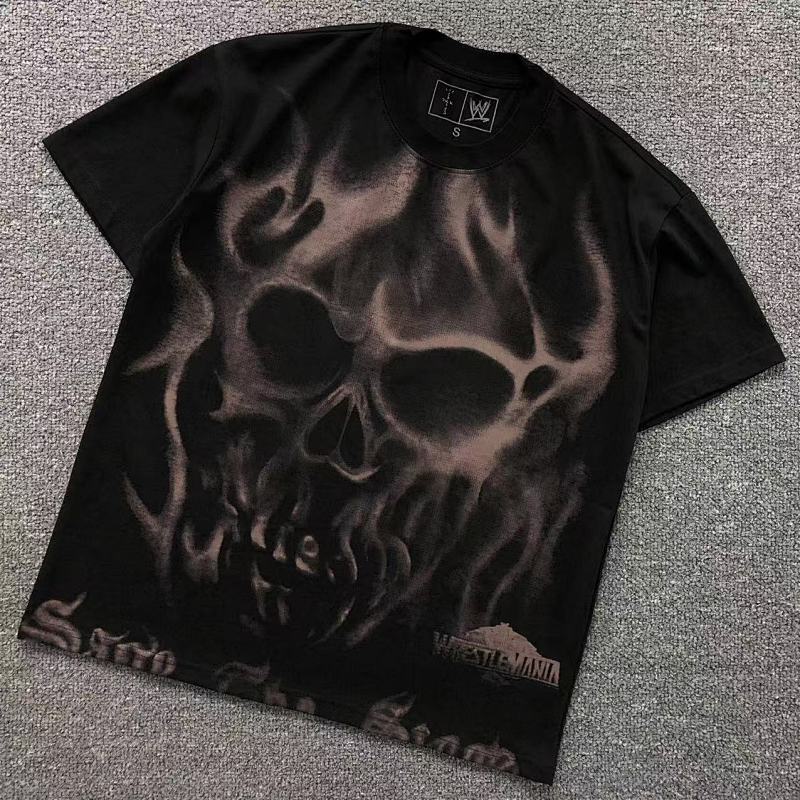 TRAVIS SCOTT T-SHIRT 4105173217（im 170cm 60kg i wear size S in the phot）