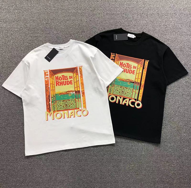 RHUDE T-SHIRT 3204230921（im 170cm 60kg i wear size L in the phot）