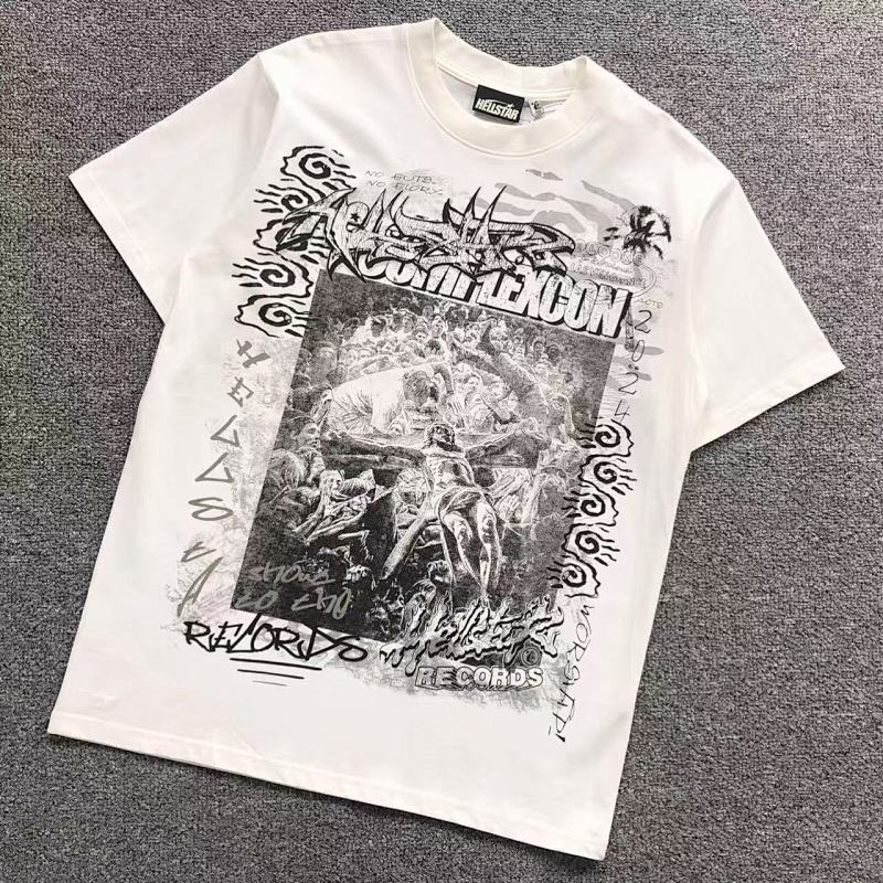 HELLSTAR T-SHIRT 3103271172（im 170cm 60kg i wear size M in the phot）
