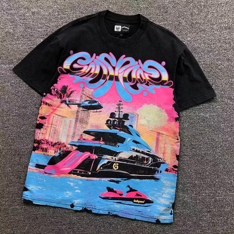 GODSPEED T-SHIRT 505090917（im 170cm 60kg i wear size S in the phot）