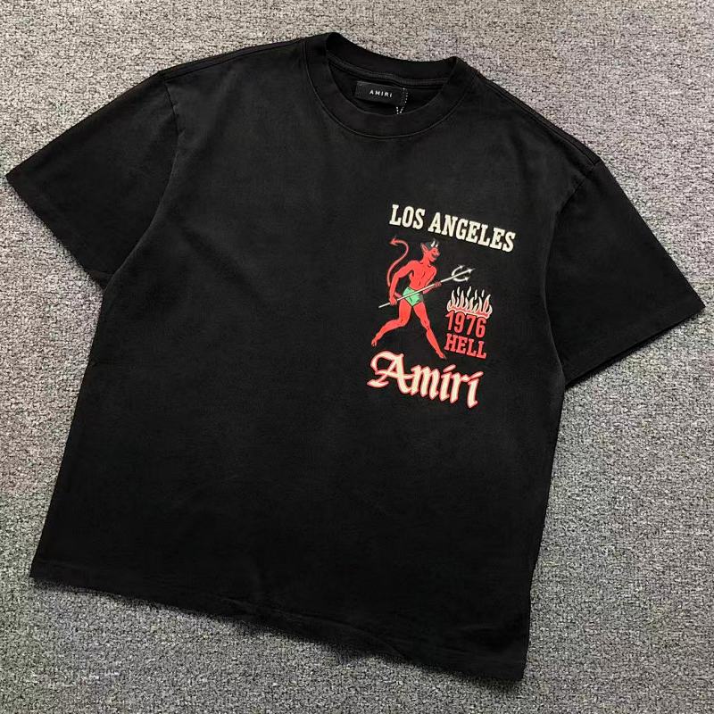 AMIRI T-SHIRT 2108 3110200417（im 170cm 60kg i wear size S in the phot）