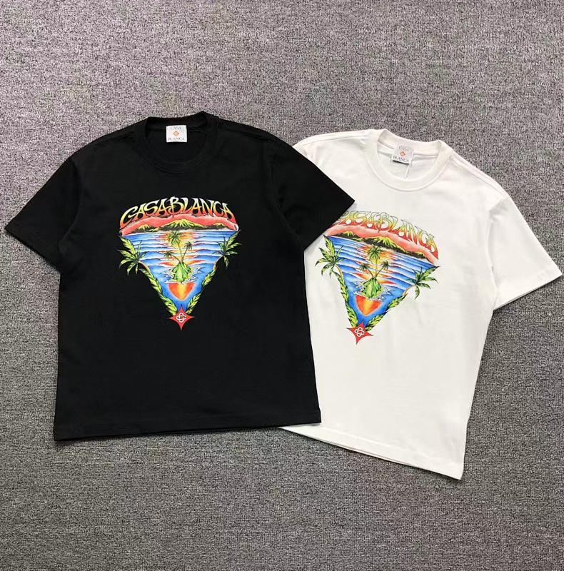 CASABLANCA T-SHIRT 1112260532（im 170cm 60kg i wear size M in the phot）