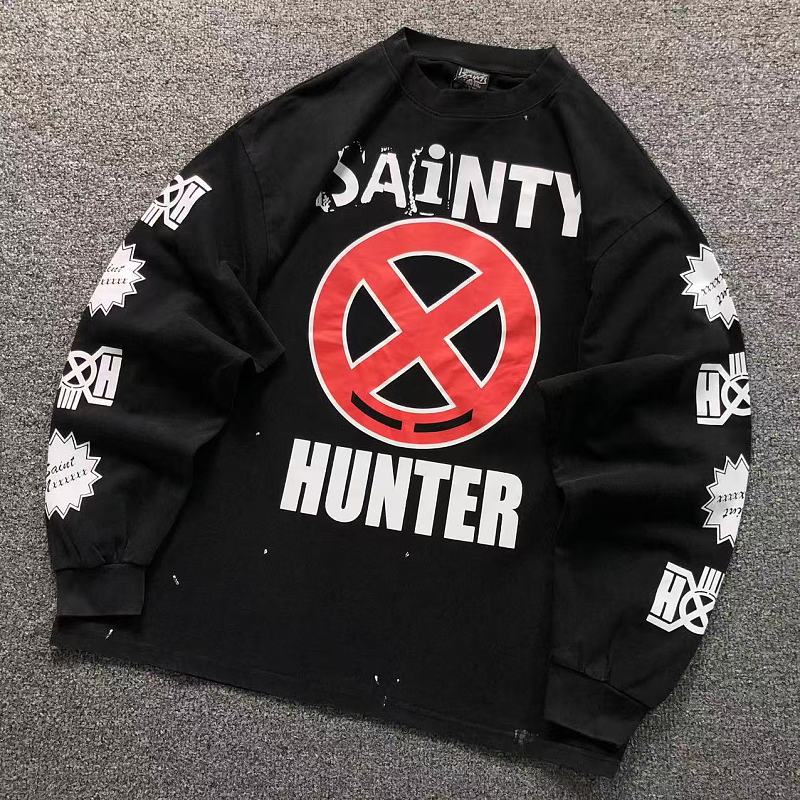 SAINT MICHAEL LONG SLEEVED 2207253017（im 170cm 60kg i wear size L in the phot）