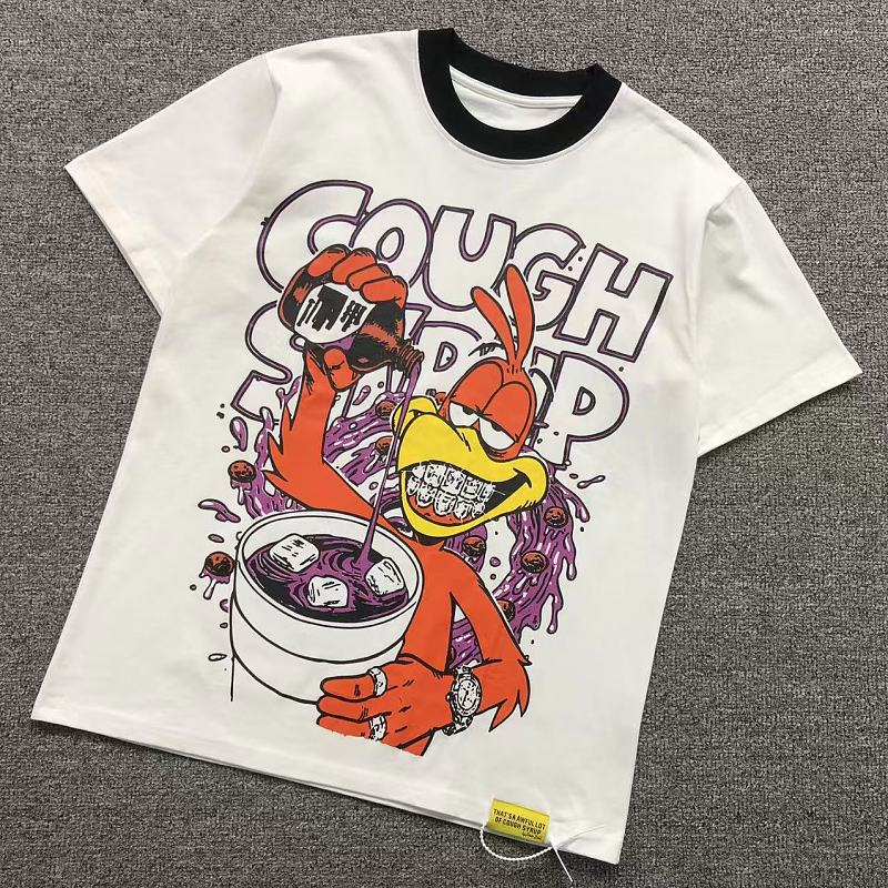 COUGH SYRUP T-SHIRT 4206291272（im 170cm 60kg i wear size M in the phot）