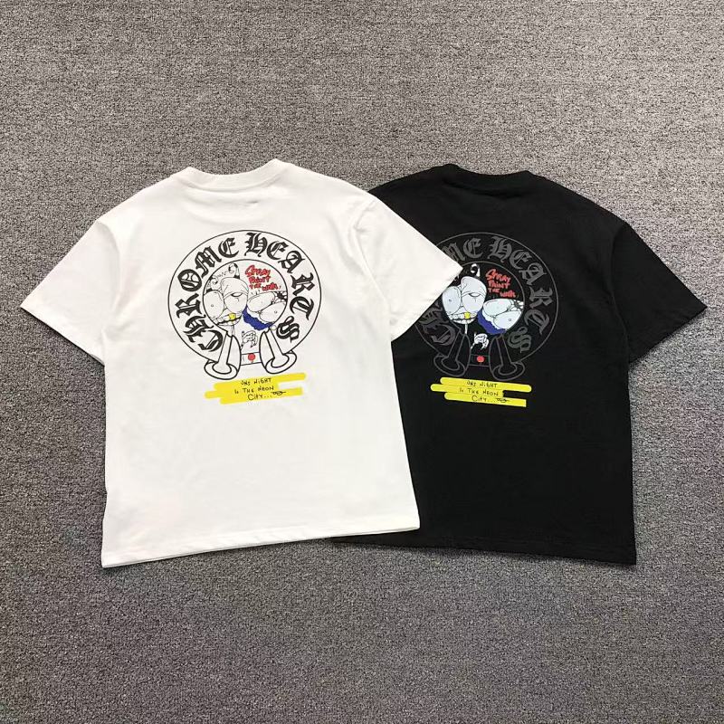 CHROME HEARTS T-SHIRT 42011540144（im 170cm 60kg i wear size M in the phot）