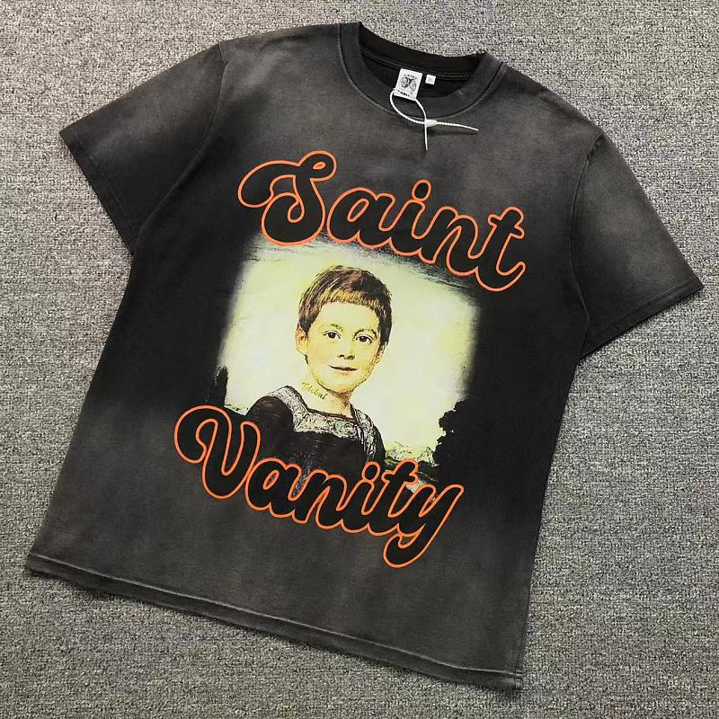 SAINT VANITY T-SHIRT 3205123872（im 170cm 60kg i wear size XL in the phot)