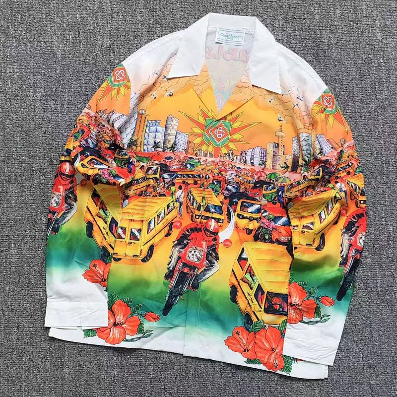 CASABLANCA SHIRT 211052739（im 170cm 55kg i wear size L in the phot）
