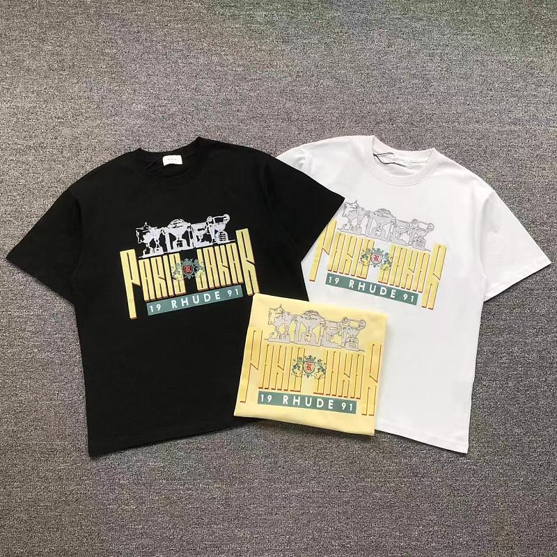 RHUDE T-SHIRT 3208060817（im 170cm 60kg i wear size S in the phot）