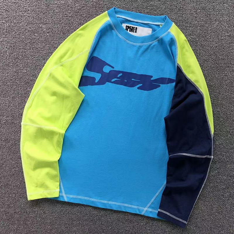 SP5DER LONG SLEEVED 3107023172（im 170cm 60kg i wear size M in the phot）