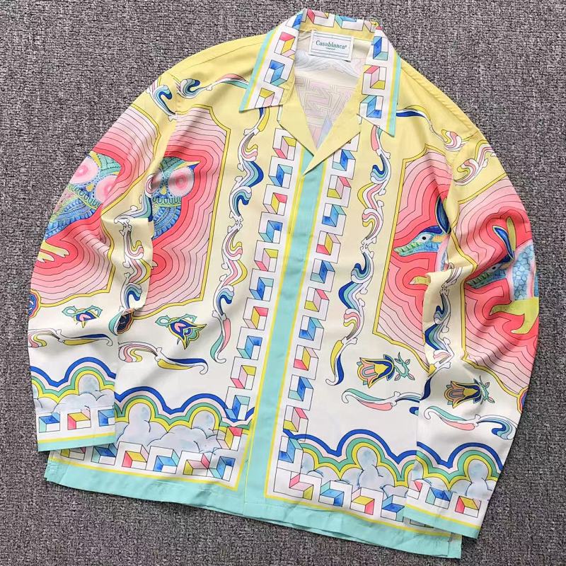 CASABLANCA SHIRT 211050739（im 170cm 55kg i wear size L in the phot）