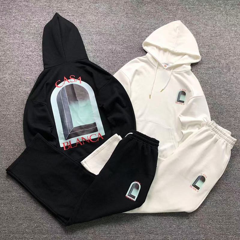 CASABLANCA HOODIE TROUSERS 592301127（im 170cm 60kg i wear size L in the phot）