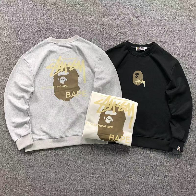 BAPE STUSSY HOODIE 4111281117（im 170cm 55kg i wear size S in the phot）