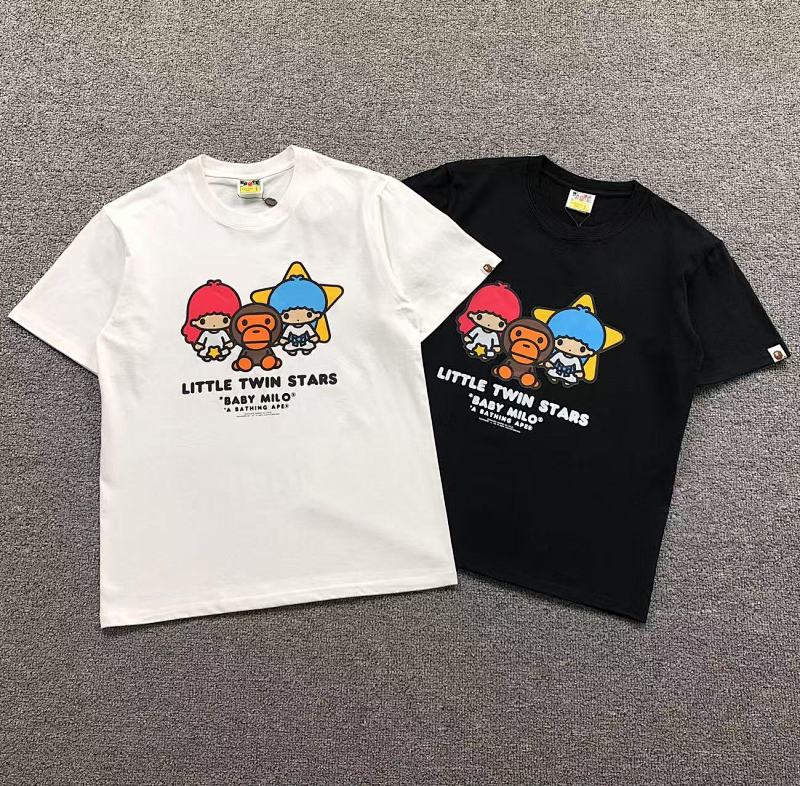 BAPE T-SHIRT 3105292317（im 170cm 60kg i wear size S in the phot）