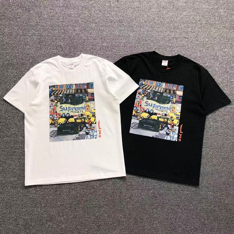 SUPREME T-SHIRT 128401182（im 170cm 60kg i wear size M in the phot）
