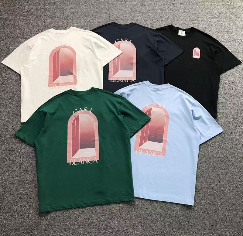 CASABLANCA T-SHIRT 5233008127（im 170cm 60kg i wear size L in the phot）