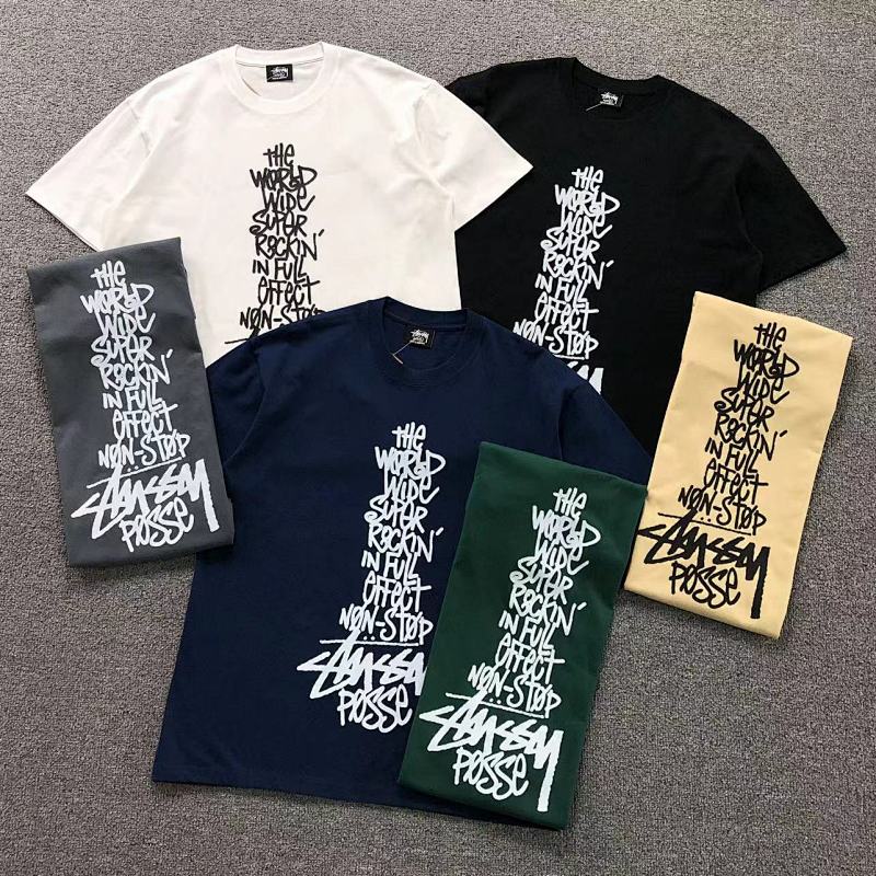 STUSSY T-SHIRT 3108080702（im 170cm 60kg i wear size XL in the phot）