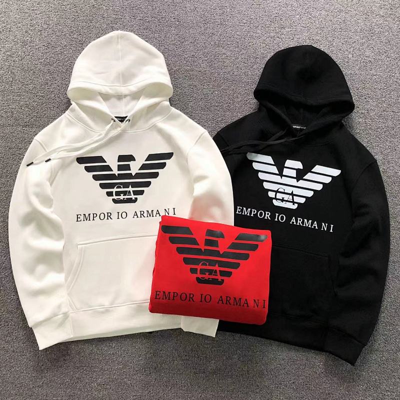 EMPORIO ARMANI HOODIE 2112110601 （im 170cm 60kg i wear size M in the phot）