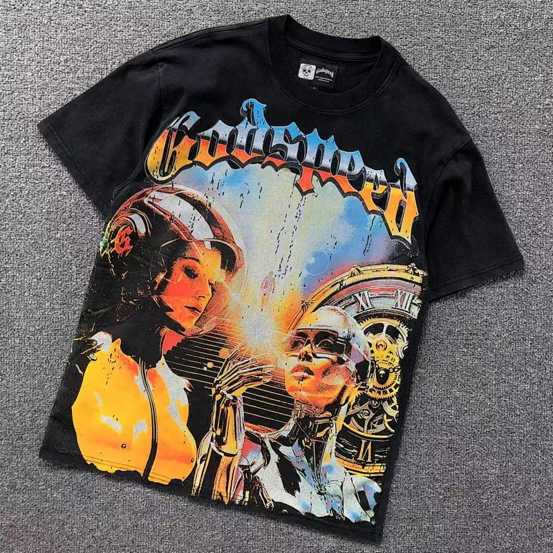 GODSPEED T-SHIRT 1104293217（im 170cm 60kg i wear size S in the phot）