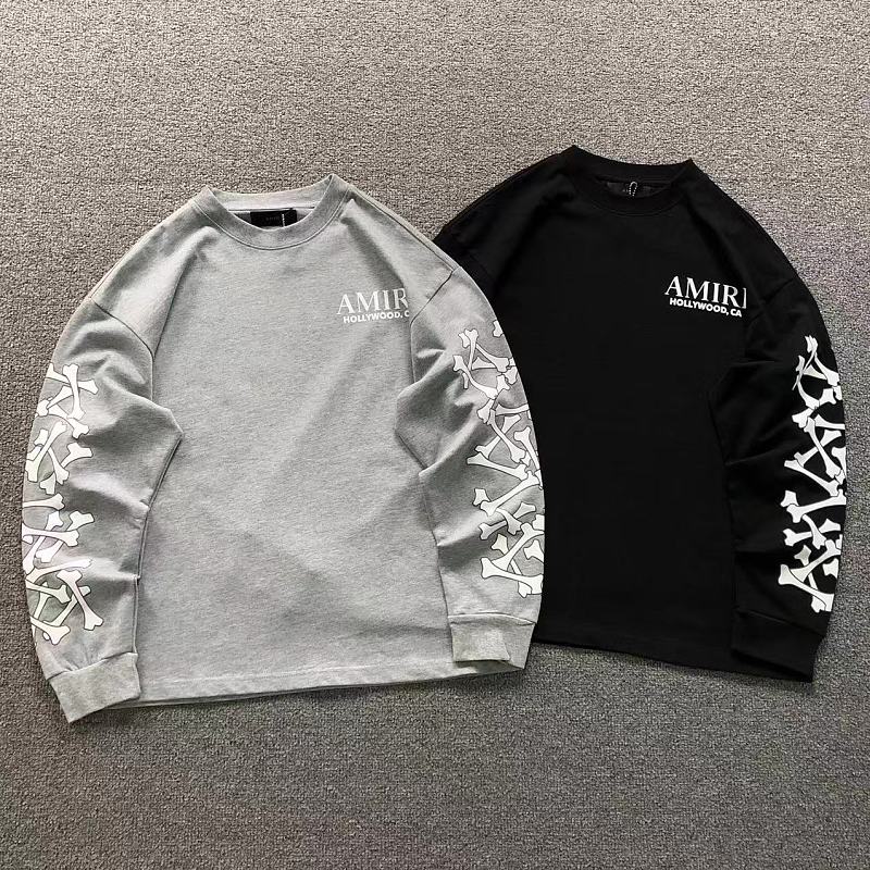 AMIRI LONG SLEEVED 5260803180（im 170cm 60kg i wear size M in the phot）