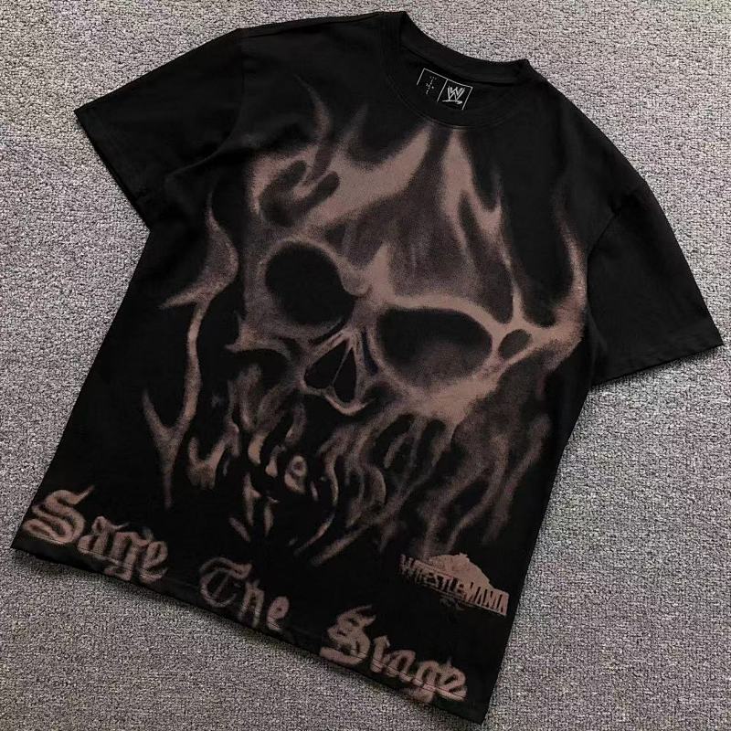 TRAVIS SCOTT T-SHIRT 4106200346（im 170cm 60kg i wear size L in the phot）