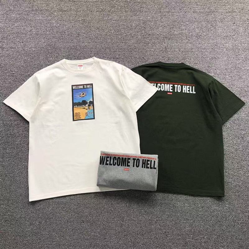 SUPREME T-SHIRT 4109161202（im 170cm 60kg i wear size XL in the phot）
